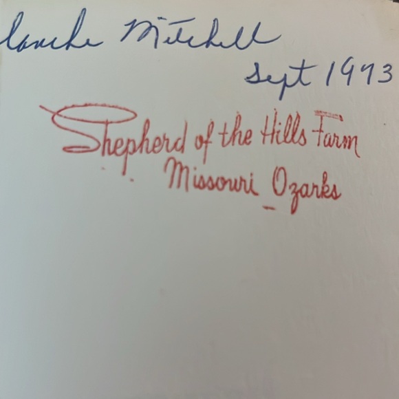 The Shepherd of the Hills by Harold Bell Wright Author Signed 1907 Hardcover - Picture 8 of 9